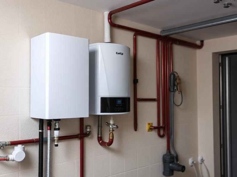 After — 40-gallon tank → tankless upgrade